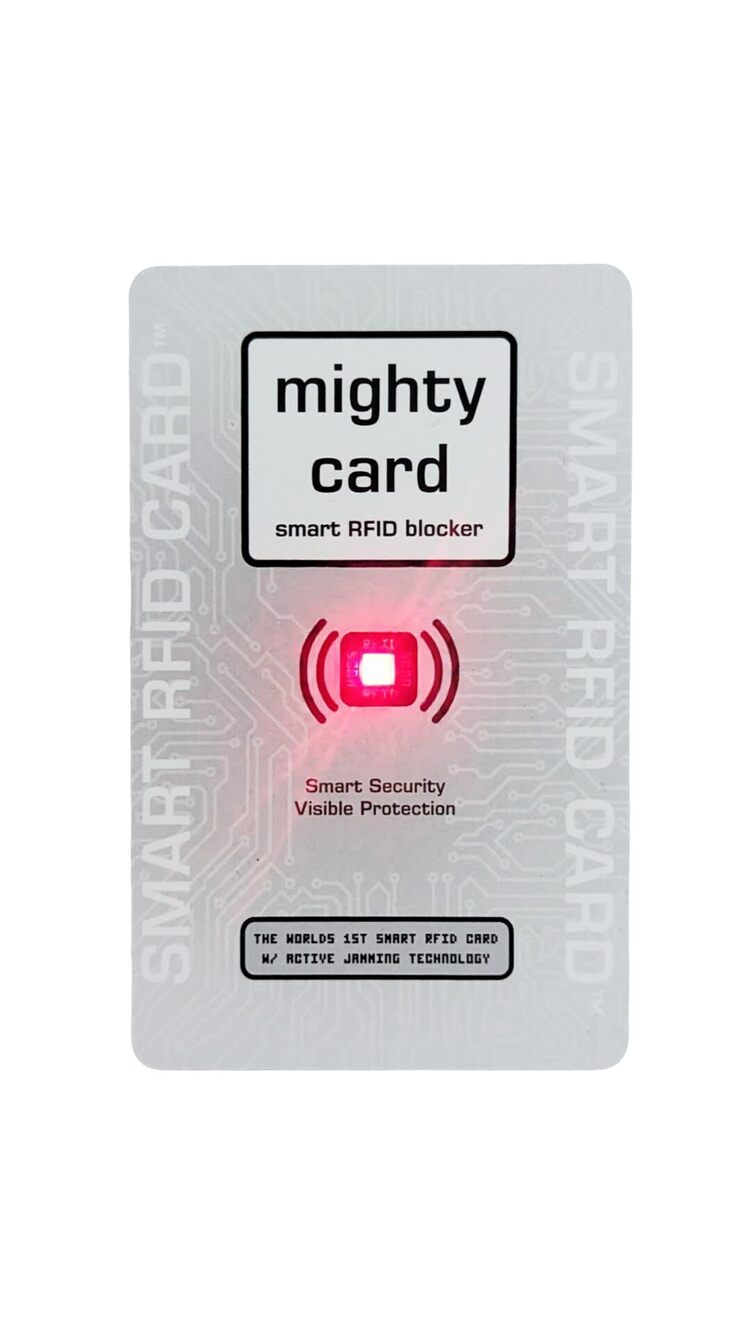 5753 Smart RFID Card w LED Signal Detection - Blocks Wireless Skimming –